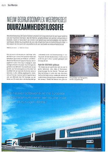 Bouwkroniek - nieuw bedrijfscomplex weerspiegelt duurzaamheidsfilosofie