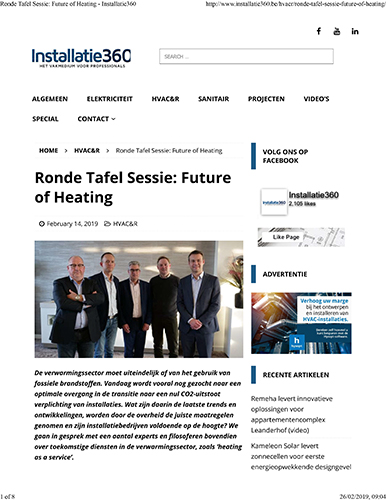 Ronde Tafel Sessie_ Future of Heating - Installatie360